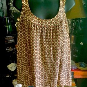 100% Silk Vintage Banana Republic Blouse/Tank size Large